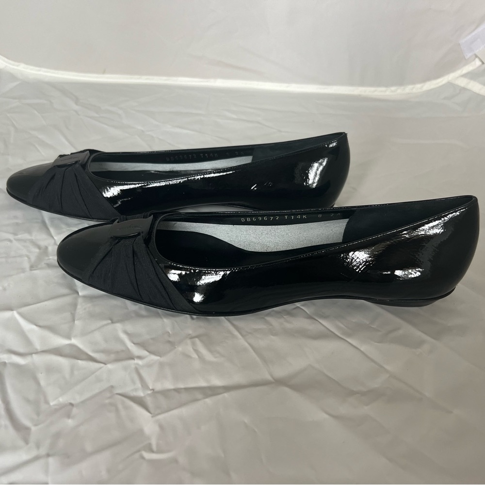 Salvatore Ferragamo Nero Naplakcalf Nero Fabric